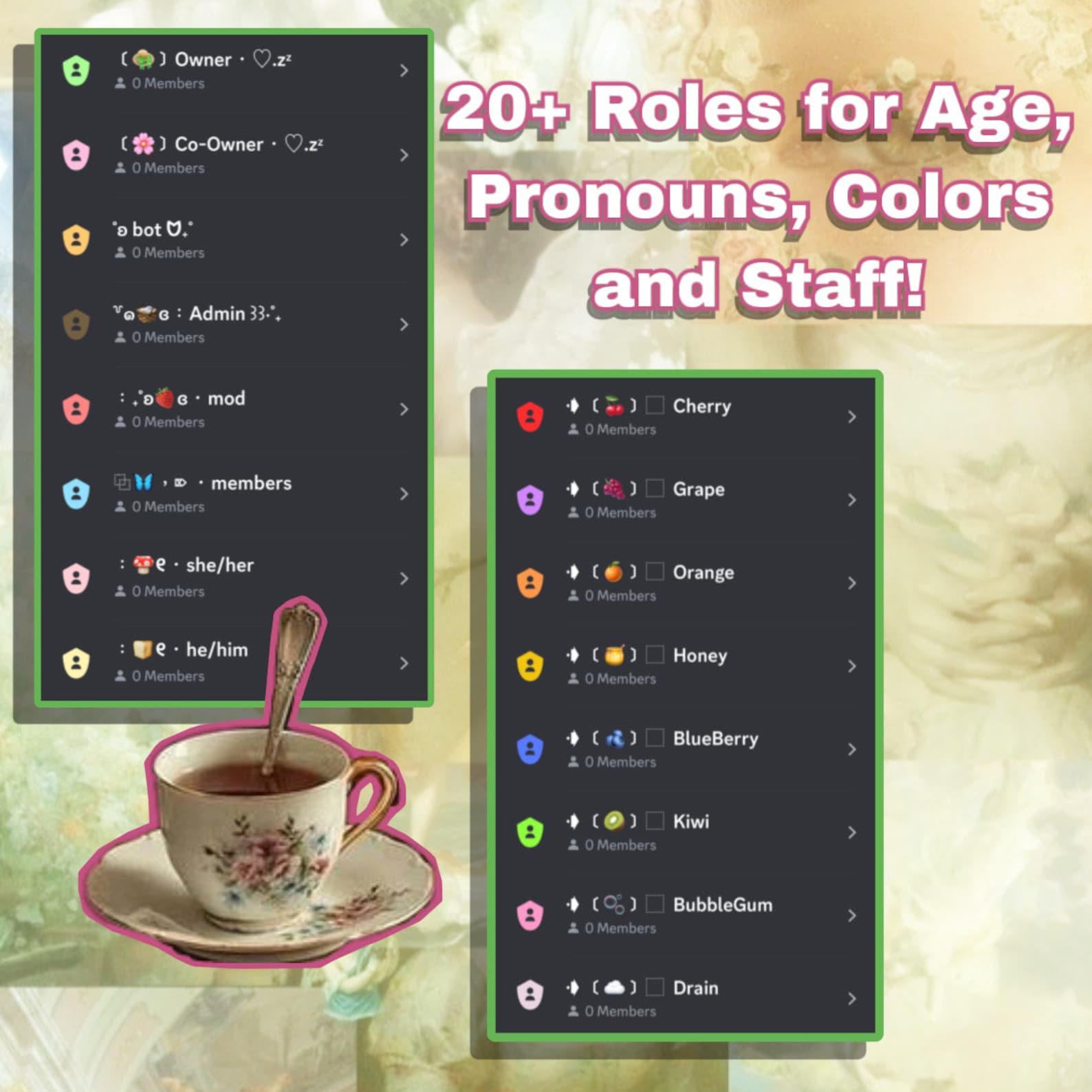 Cottagecore Aesthetic Discord Template Cute Discord Server Etsy