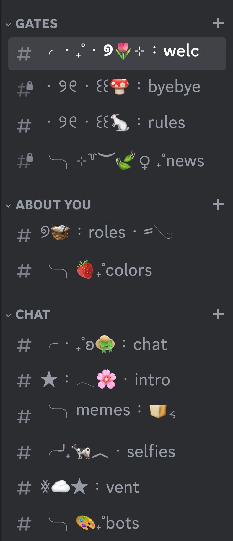 Cozy Discord Server Template With 100 Emotes Aesthetic Discord Server ...