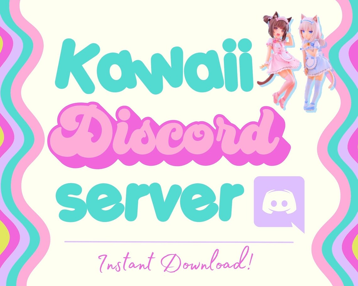 Kawaii Aesthetic Discord Template INSTANT DOWNLOAD Twitch Streamer ...
