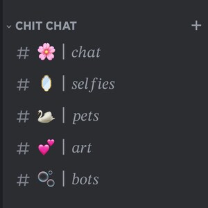 Kawaii Pink Discord Template: Vorgefertigter Twitch Streamer Serrer (Instant Download) Bild 4