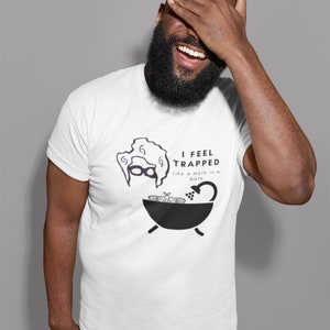 IT Crowd Shirt, Maurice Moss T-shirt, Moth in a bath Unisex Softstyle T-Shirt