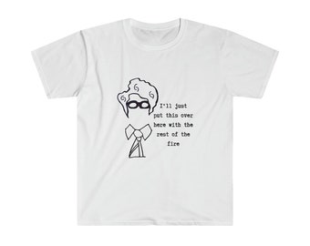 Maglietta The IT Crowd 'Emergency' | T-Shirt In Cotone 100% Premium, Taglie Dalla S Alla XXXL, Stampa Di Qualità - 3