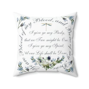 Outlander Inspired Square decorative pillow