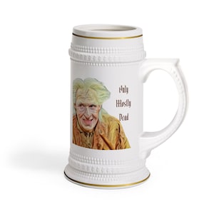 Only Mostly Dead Stein Mug, Funny Ceramic 22oz Mug