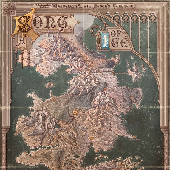 Song Of Ice And Fire Interactive Map