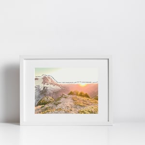 Rupi Kaur Mountain Art Quote - Impression numérique