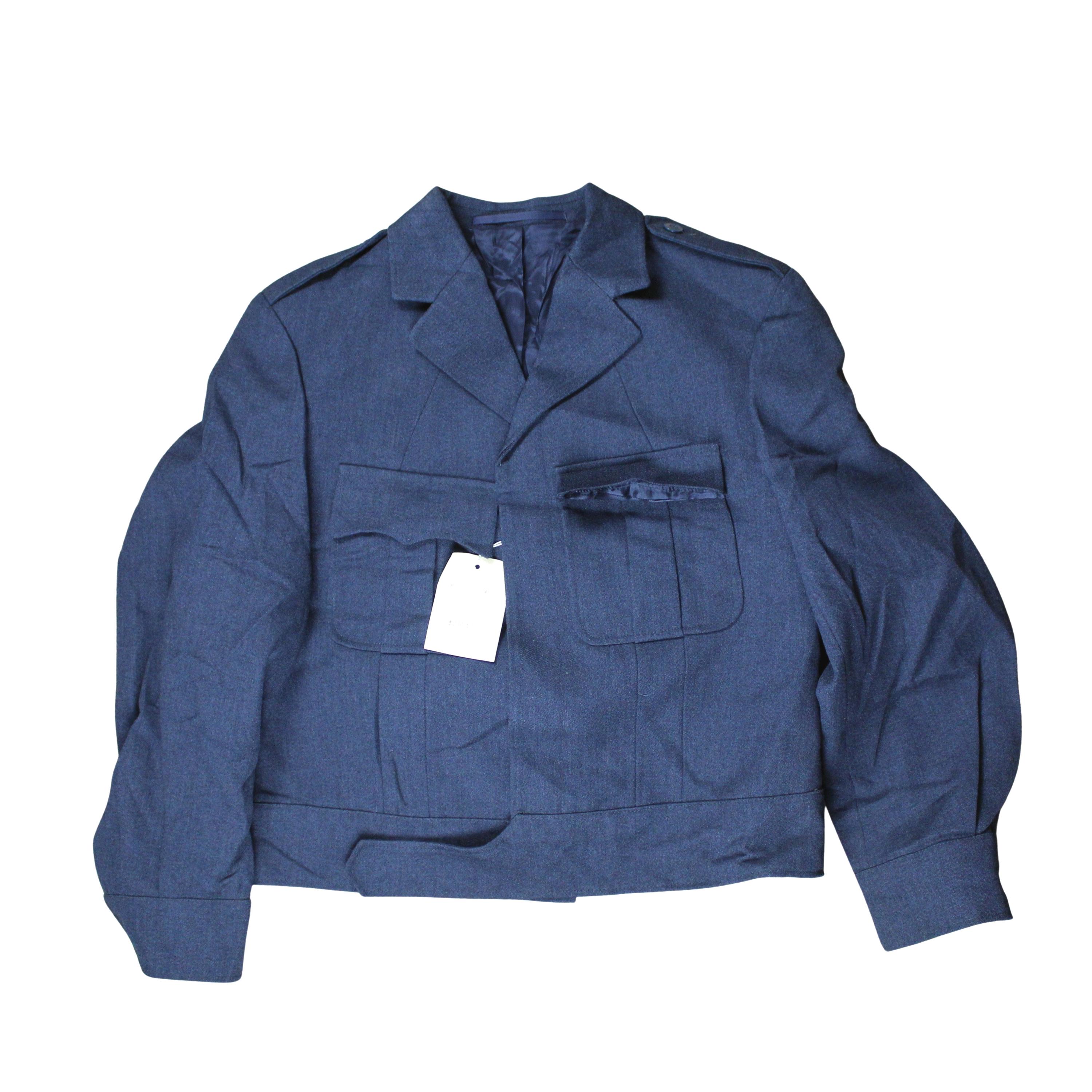 Veste Chemise Vintage Royal Navy PCS FR – Bleu Marine, Avec Patch UK – Occasion Très Bon état