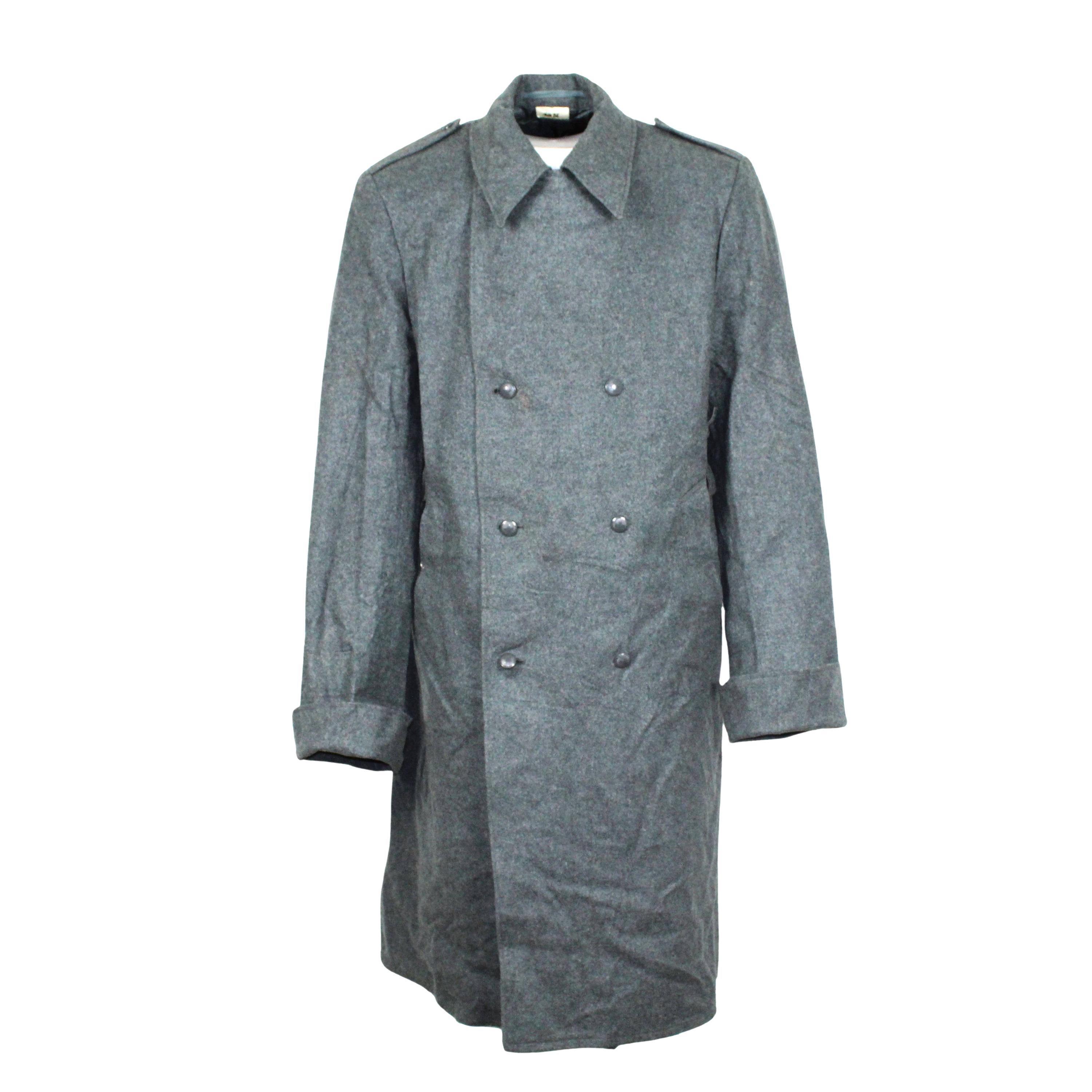 Vintage Swiss Wool Military Coat - Etsy