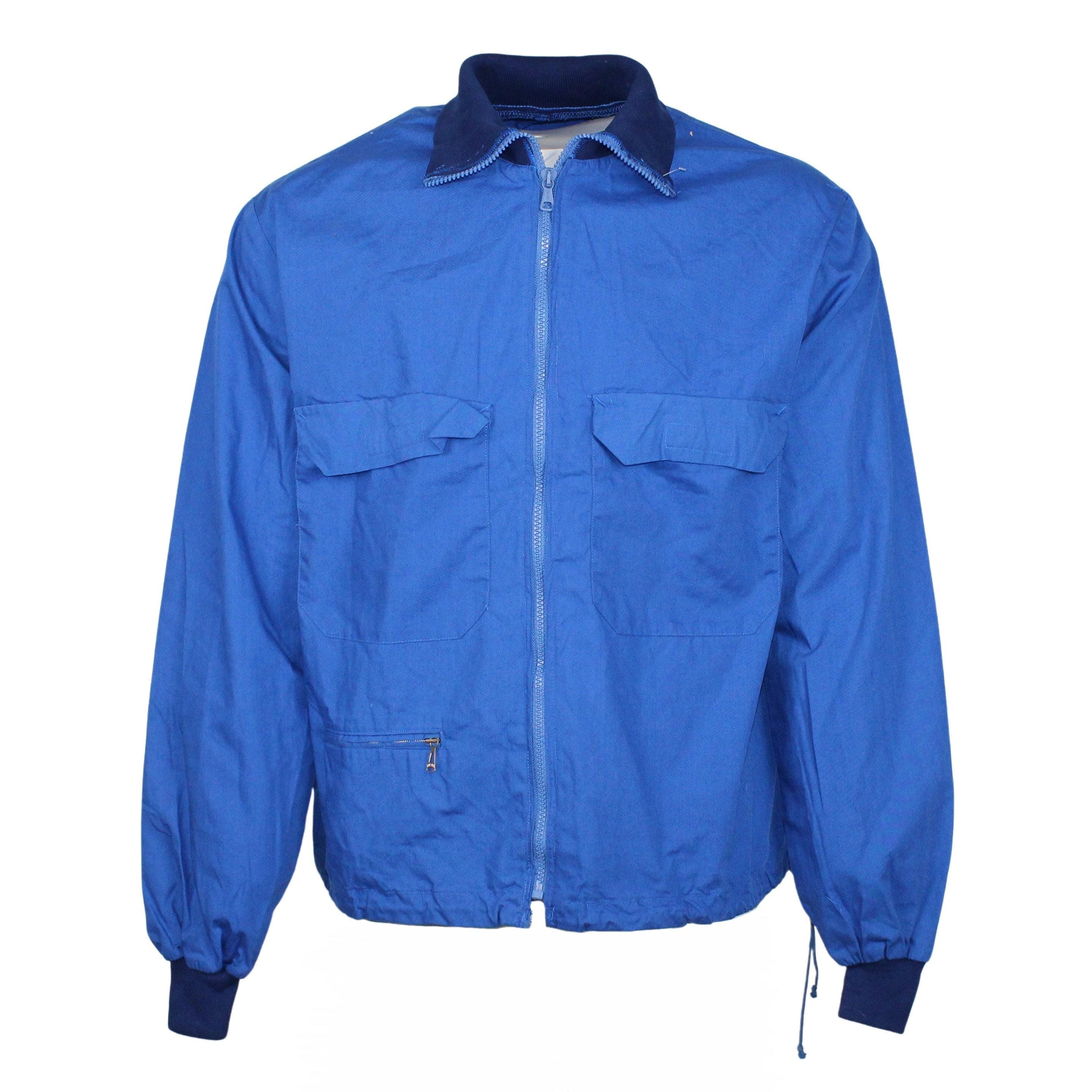 Veste Vintage E.S.O.P NICE Années 70-80 - Sport Jacket Rétro Bleu Marine Taille L/XL