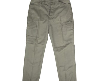 パンツ 60s US ARMY Khaki Trousers W30 Vtg US Army Khaki Chino Pants Uniform Twill Rapid Zipper