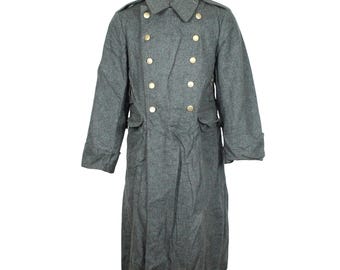 Swiss WWII coat, iron buttons