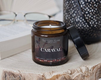 Caraval – Bookish Candle | Candy Apple and Bergamot | Book Merch | Gift for Reader | Legendary | Finale | Once Upon a Broken Heart | Fantasy