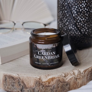 Cardan Greenbriar - Bookish Candle | Currant and Almond | Book Merch | Gift for Reader | The Folk of the Air | The Cruel Prince | Fantasy