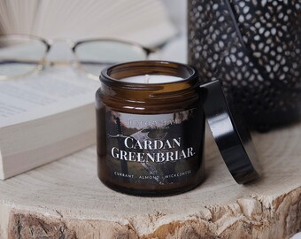 Cardan Greenbriar - Bookish Candle | Currant and Almond | Book Merch | Gift for Reader | The Folk of the Air | The Cruel Prince | Fantasy