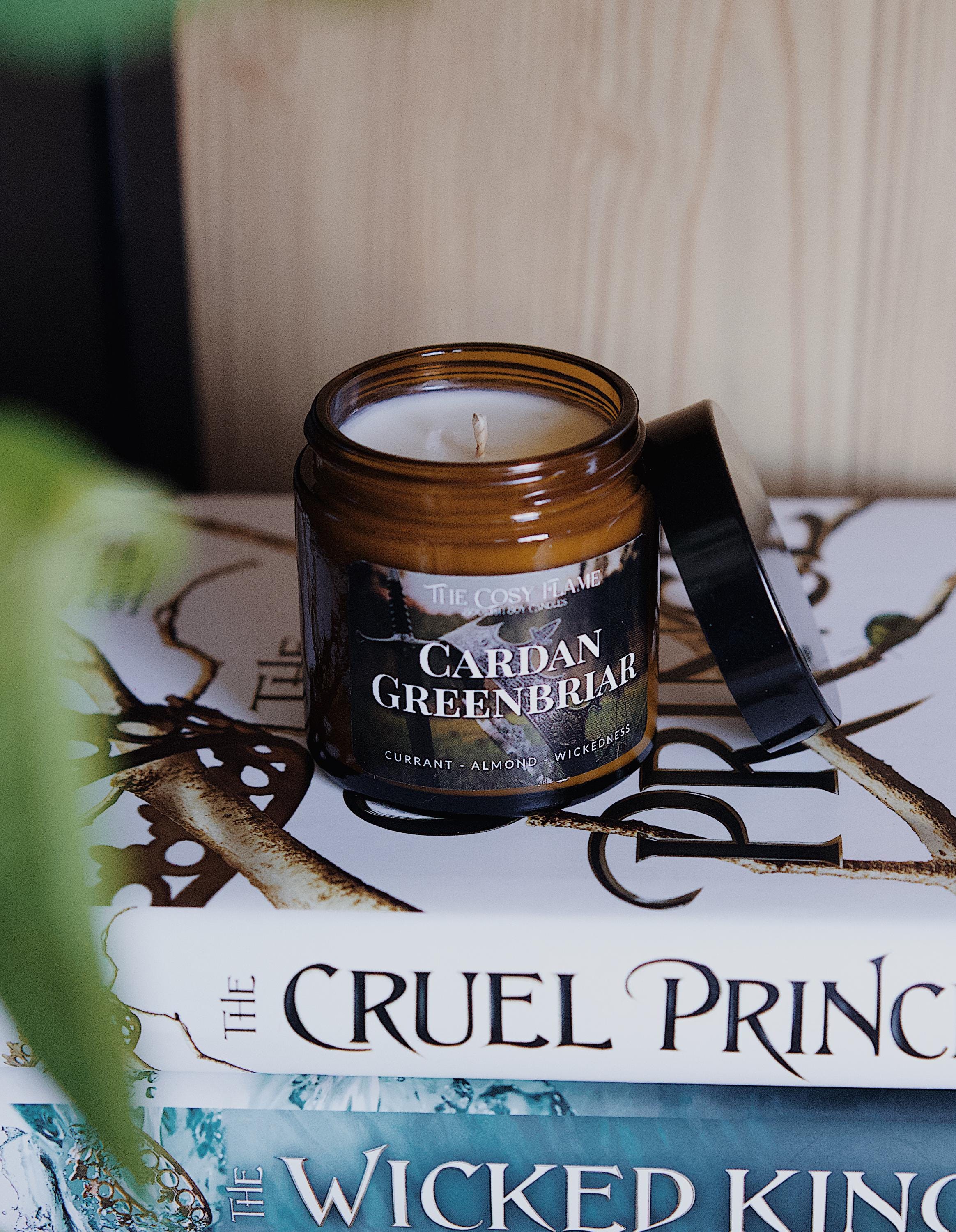 Cardan Greenbriar - Bookish Candle | Book Merch | Gift for Reader | the  Folk of the Air | the Cruel Prince | Fantasy | Currant & Almond - Etsy