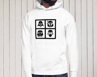 Star Wars Boxes Villains Hoodie