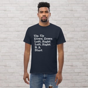 Konami code top t shirt