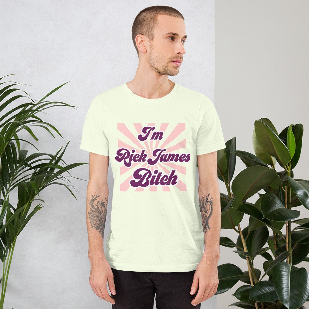 T-shirt Coton Unisexe Rick James - Hommage 1948-2004 - Tailles S à 5XL - Noir - Neuf Avec étiquettes