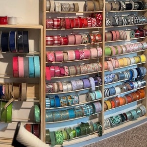 DIY Ribbon Organizer Rack: Digital Instructions (PDF) - Etsy
