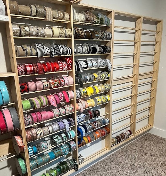 DIY Ribbon Organizer Rack: Digital Instructions (PDF) - Etsy