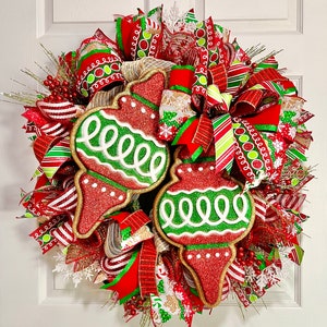 Christmas wreath, Holiday wreath, Christmas gift