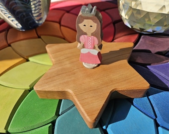 Princess - Waldorf Birthday Ring Ornaments for Birthdays and Holidays