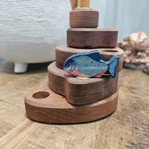 Tropical Fish - Waldorf Birthday Ring Ornaments for Birthdays and Holidays