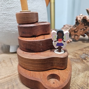 Magical Fairy - Waldorf Birthday Ring Ornaments for Birthdays and Holidays