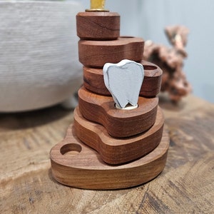 Tooth - Waldorf Birthday Ring Ornaments for Birthdays and Holidays