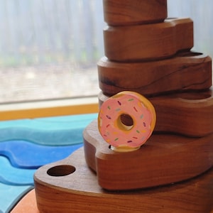 Yummy Donut - Waldorf Birthday Ring Ornaments for Birthdays and Holidays