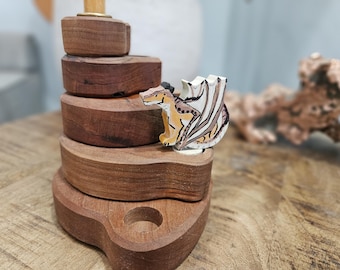 Drache - Waldorf Geburtstagsring Ornamente für Geburtstage und Feiertage