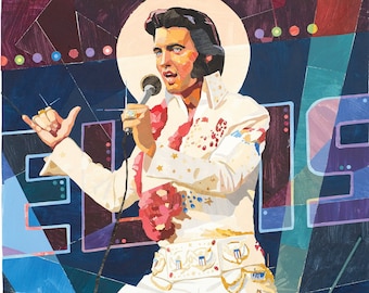 Heiliger Elvis von Tupelo - Archival Inkjet Print