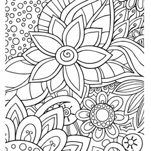 Mandala Coloring Book 50 Pages to Print / Digital Printable Coloring Book / Mandala Design / Stress Relief Meditation / Adult Coloring Book
