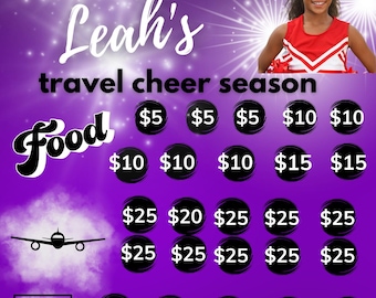 Support My Season - Personalized Cheer Fundraiser, Custom Colors, Printable Kit, Show Team Spirit, Fundraiser Event Bundle, Instant Download