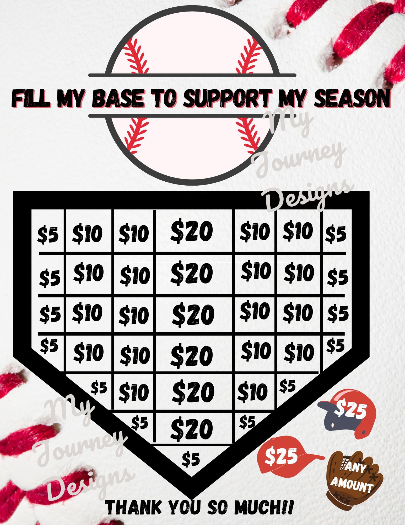 Baseball Team Fundraiser Flyer: Tournament & Season Sponsorship (PDF ...
