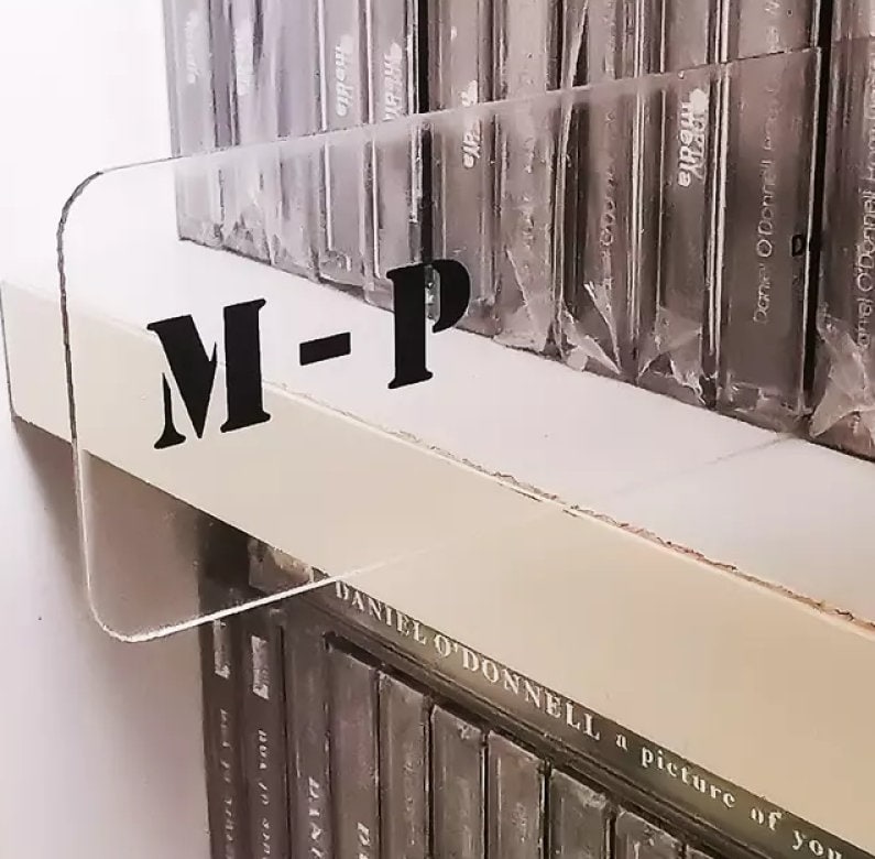 Alphabet Dividersrecord Shelf Divider Album Dividers Etsy