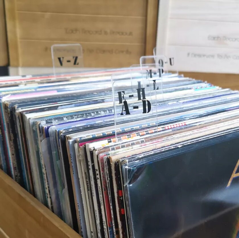 Alphabet Dividersrecord Shelf Divider Album Dividers Etsy