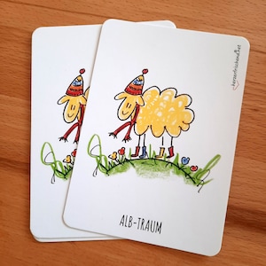 Einzelkarte "Alb-Traum", Inspirations- und Mutmachkarten