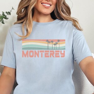 Monterey Shirt, California Shirt, Cruise Shirt, Vacation Shirt, Retro Shirt, Matching Vacation, Family Beach Shirts, Monterey Beach Shirt,