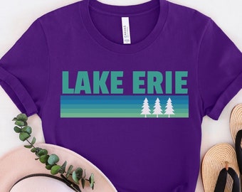 Lake Erie Graphic Tee, Vacation Shirt, Canada Gift