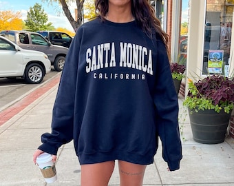 Santa Monica Hoodie: Retro California Sweatshirt - Unisex Fit - Etsy