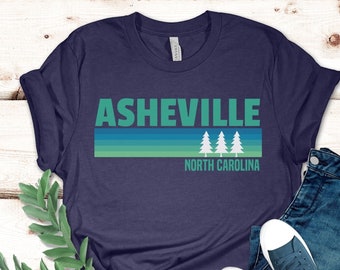 Asheville Shirt, North Carolina Shirt, Asheville Souvenir, Mountain Shirt, Hiking Shirt, Vacation Shirt, Matching Family Shirts, Asheville