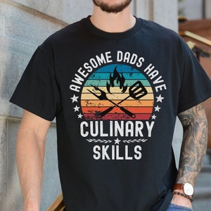 Dad Shirt, Chef Shirt, Chef Dad, Awesome Dad Shirt, Culinary Dad Gift, Father&#39;s Day Gift, Cooking Shirt, Dad Gift, Daddy Gift, Papa Shirt