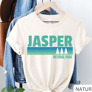 Jasper Shirt, Jasper National Park, Canada Shirt, Mountain Shirt, Hiking Shirt, Lake Vacation Shirt, Jasper Canada Gift, Nature Tree Shirt