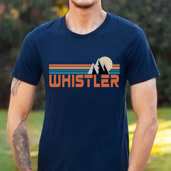 Whistler Shirt, Ski Shirt, Mountain Travel Shirt, Travel Shirt, Gift for Travel, Canada Shirt, Ski Shirt, Ski Canada, Whistler Tee