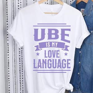 Ube T-Shirt, Filipino Food Tee, Ube Lover Gift, Funny Food Shirt, Gift for Foodies Graphic Tee, Purple Food Lover Shirt, Ube Aesthetic Tee,