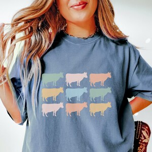 Cow Shirt, Comfort Colors Cow Shirt, Cow Lover Gift, Farm Lover Present Moo Mom Tee, Riding Comfort Colors Shirt, Hobby Farm Farming
