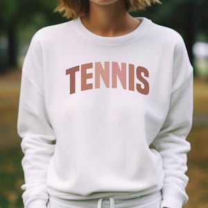 Tennis Love Sweatshirt, Tennis Player Crewneck, Doubles Partner Gift, Tennis Crewneck, Tennis Coach Mom Sweatshirt, Tennis Gift for Women