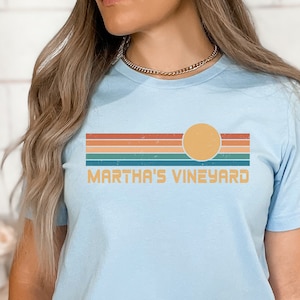 Martha&#39;s Vineyard Shirt, Massachusetts Shirt Martha&#39;s Vineyard Gift Beach Life Martha&#39;s Vineyard Souvenir MA Group Vacation Shirts
