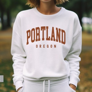 Portland Sweatshirt, Portland Hoodie Oregon Sweatshirt, Geschenk Souvenir Portland Reise Basketball Fan Spieltag, Urlaub Hoodie Reise Geschenk